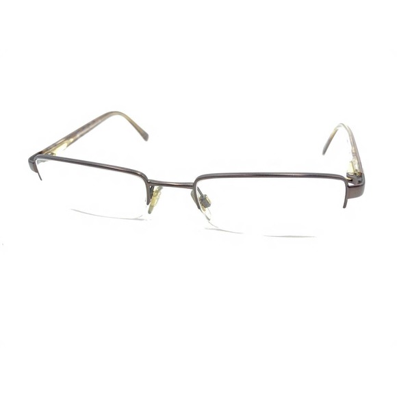 Burberry B 1012 1012 Brown Half Rim Eyeglasses Frames 50-19 135 Italy Designer - Picture 8 of 12